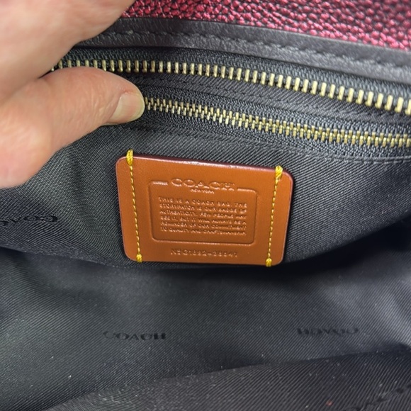 Coach Metallic Dreamer Colourblock Satchel Handbag - Picture 7 of 16